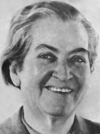 Retrato de Gabriela Mistral