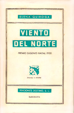 Portada de Viento del norte, de Elena Quiroga Portada de Viento del norte, de Elena Quiroga
